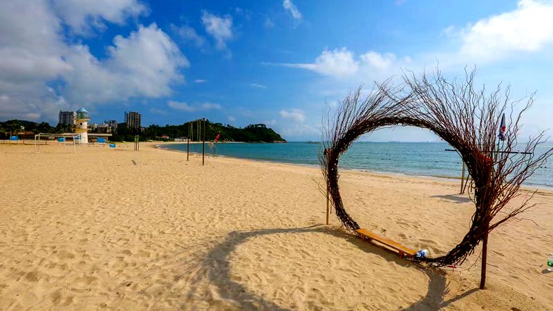 巽寮灣飛盤團建+皮劃艇+燒烤海景